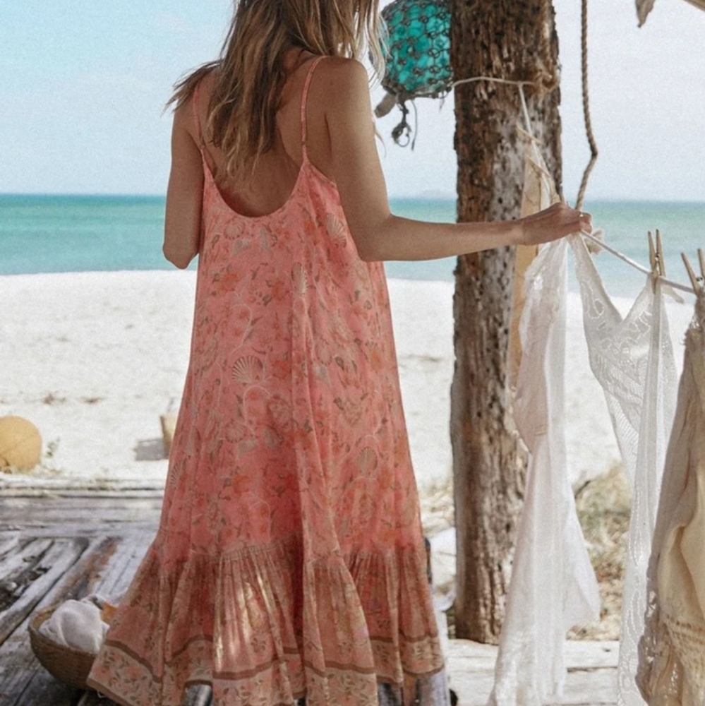 NWT Spell and the gypsy seashell strappy dress - Picture 2 of 8